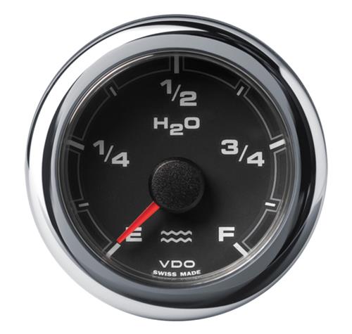 Veratron OceanLink drinkwaterniveaumeter 12/24V 52mm zwart