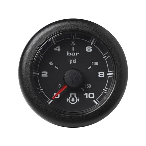 Veratron OceanLink motoroliedrukmeter 10bar 12/24V 52mm zwart
