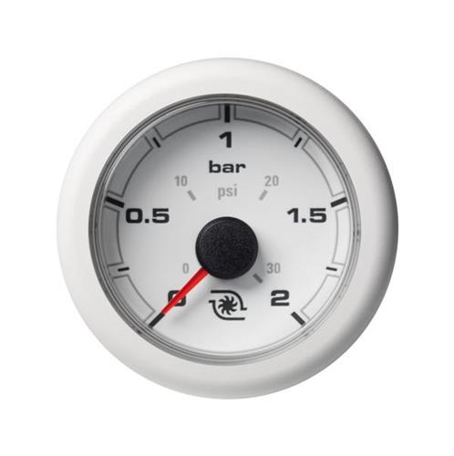 Veratron OceanLink turbo drukmeter 2bar 52mm wit