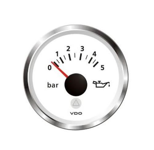 Veratron ViewLine White motoroliedrukmeter 0-5bar TC 52mm