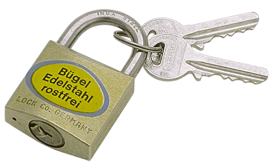ABUS Cilinder Hangslot RVS Beugel 30mm