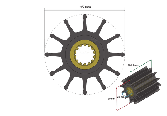 Premium Impeller nr. 06-02-033