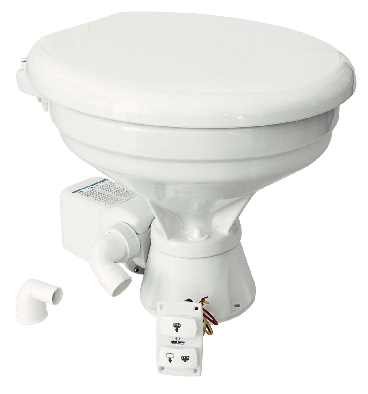 Albin Pump Marine Toilet stil elektrisch comfort 24 V