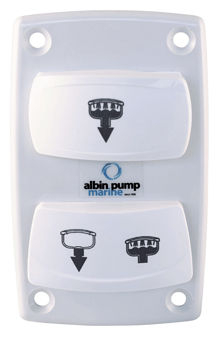 Albin Pump Marine Schakelpaneel stil elektrisch met rockerswitch