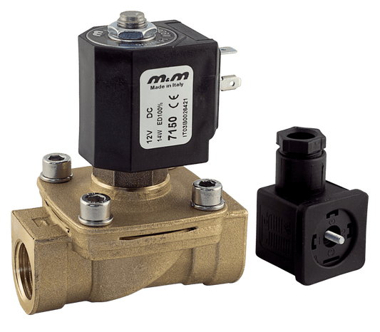 Solenoid klep koper 12V