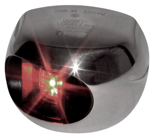 Serie 34 led bakboord rvs