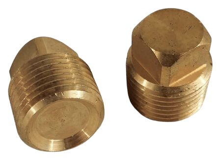 Plug (1/2") tbv lensplug set brons (2 stuks)