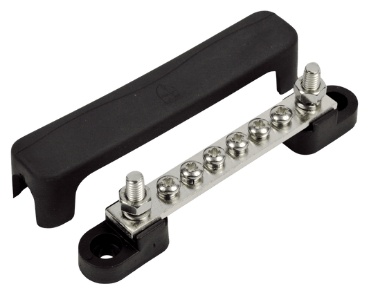 Busbar 6 terminals, 2 studs