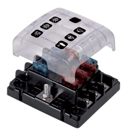Zekeringhouder ATO/ATC 6 quick connect terminals