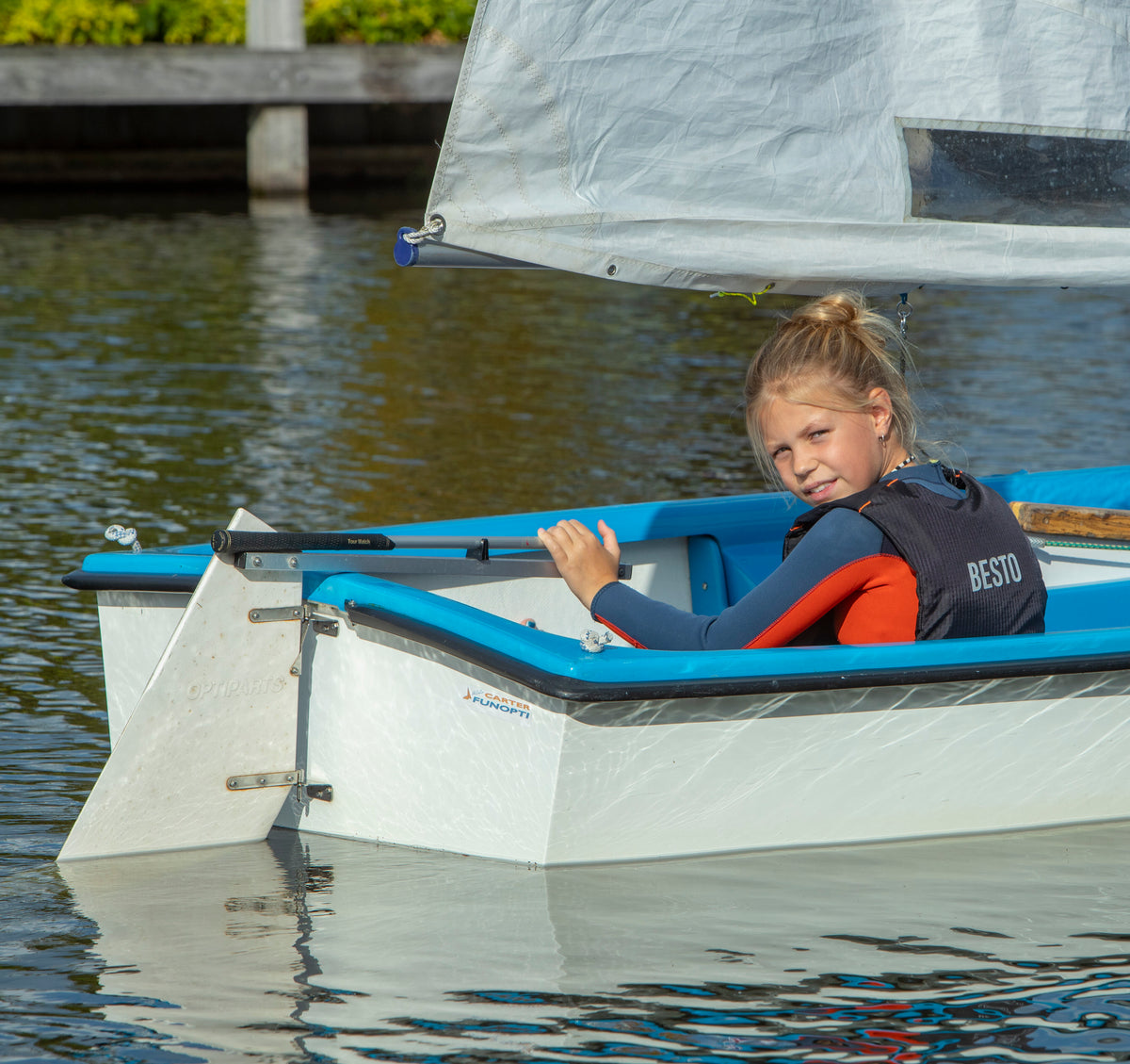Besto Sailor drijfvest zwart/oranje 50 N maat L