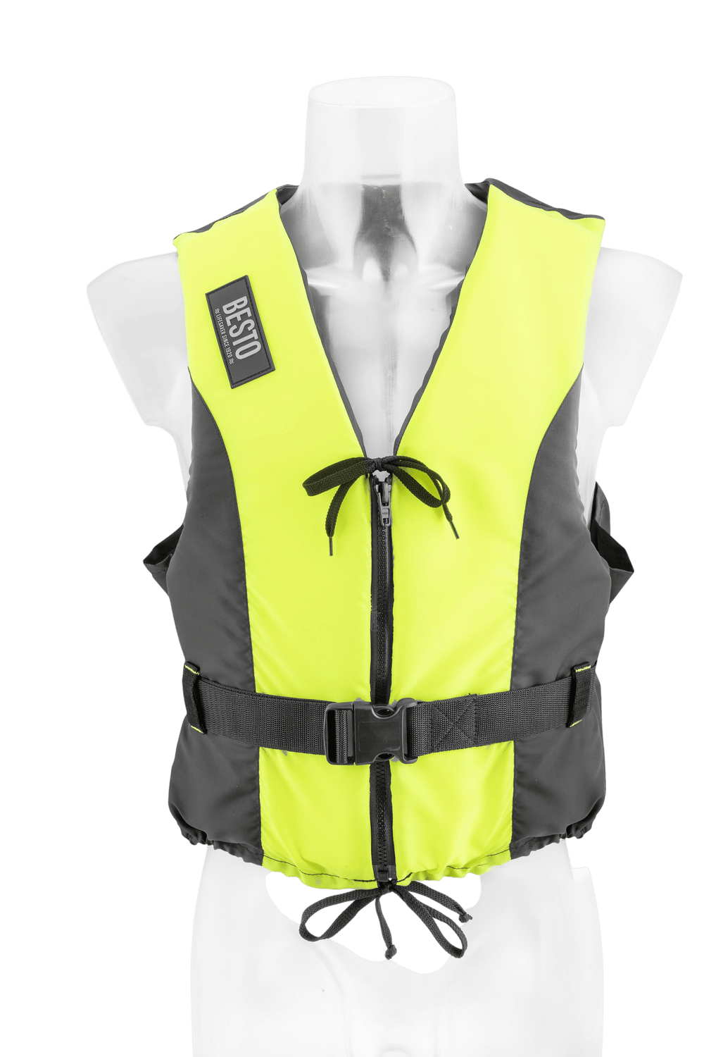 Besto Dinghy Zipper geel/zwart 50N XL