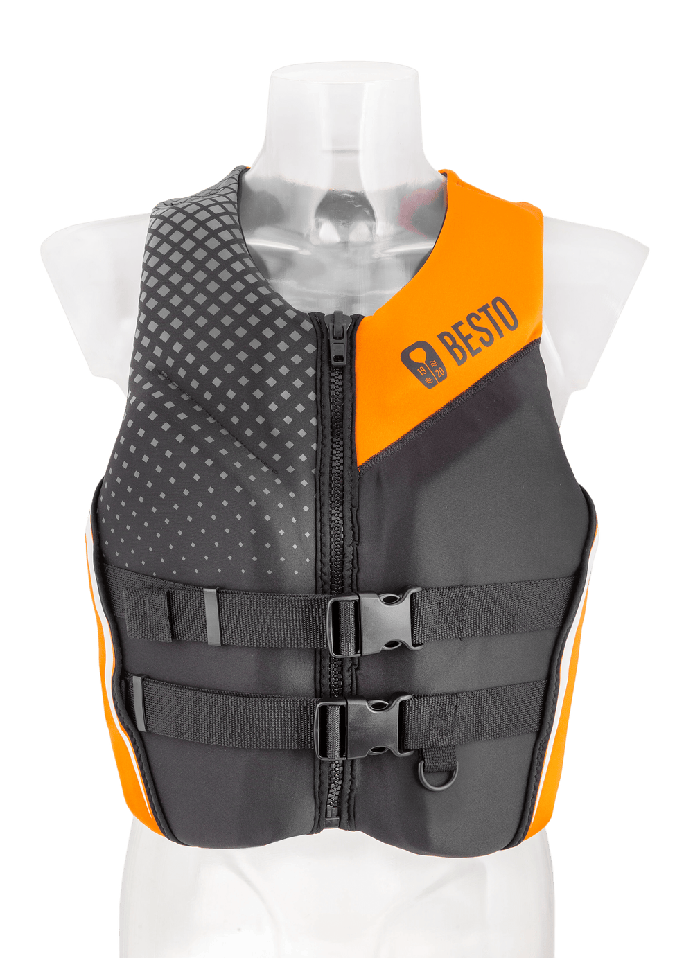 Besto Neopreen 50N XXL Zwart/Grijs/Oranje