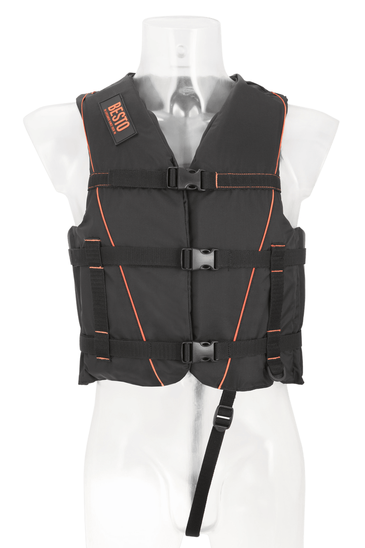 Besto Skivest drijfvest zwart/oranje 50 N maat XS