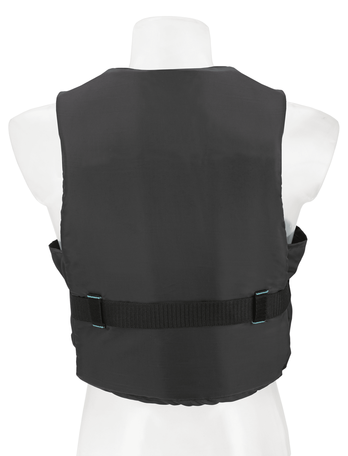 Besto Dinghy Zipper drijfvest aqua/zwart 50 N maat S