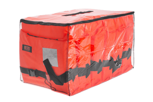 Tas met 6 vesten 100N adult