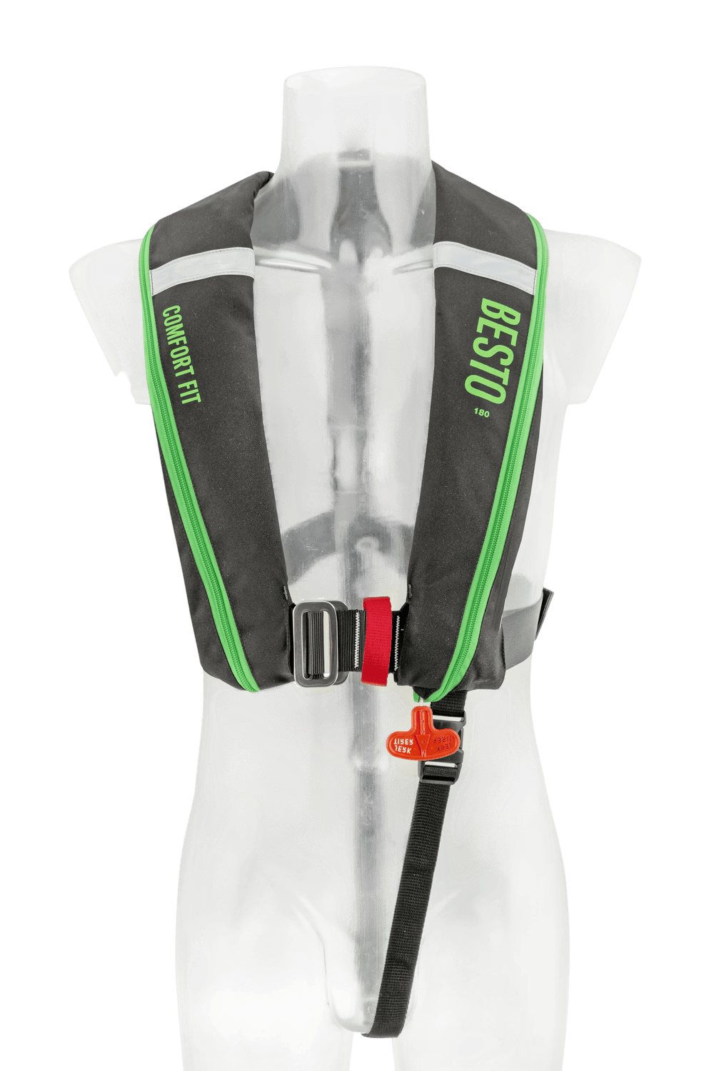 Besto Comfort fit 180N mh zwart/groen