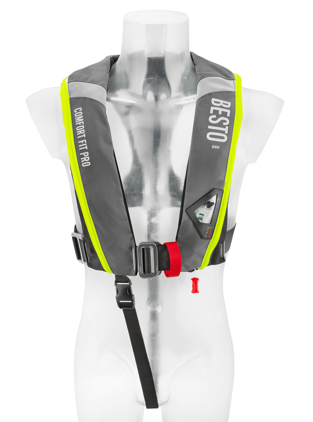 Besto Comfort fit PRO 220N mh antraciet/yellow