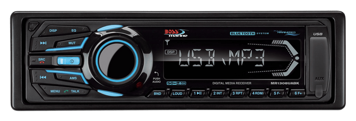 Boss Audio Marine radio MR1308UABK zwart