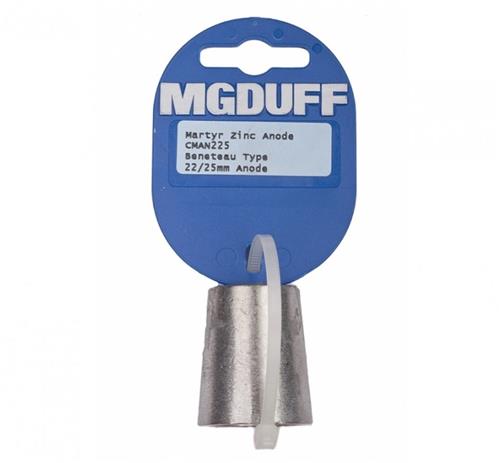 MGDuff anode voor dopmoer zink as ø25mm