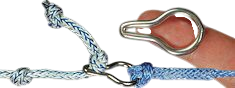 CL5001 Q-Loks - (vp met 2 x 1m touw+instructie )
