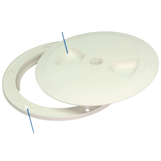 º Inspectieluik 150mm wit