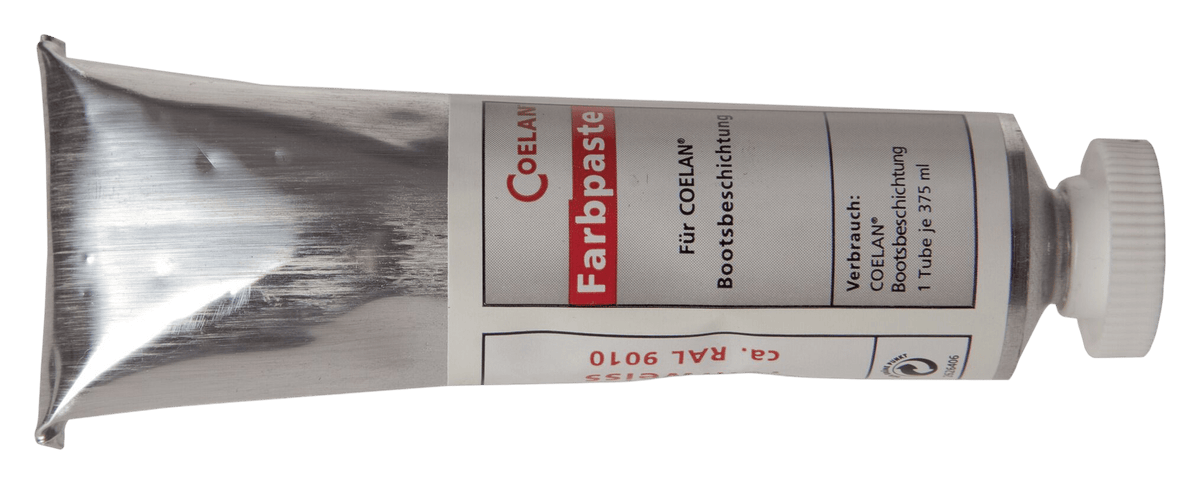 Coelan mengkleur vuurrood voor transparante coating