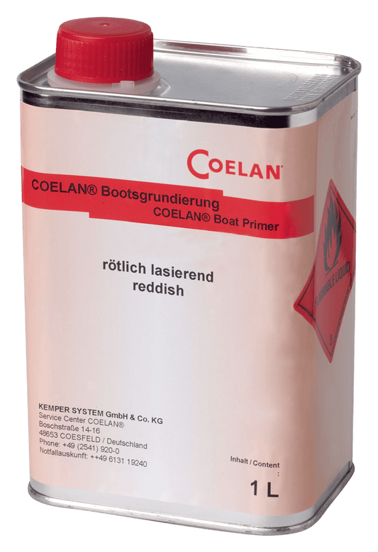 Primer gekleurd rood 1l