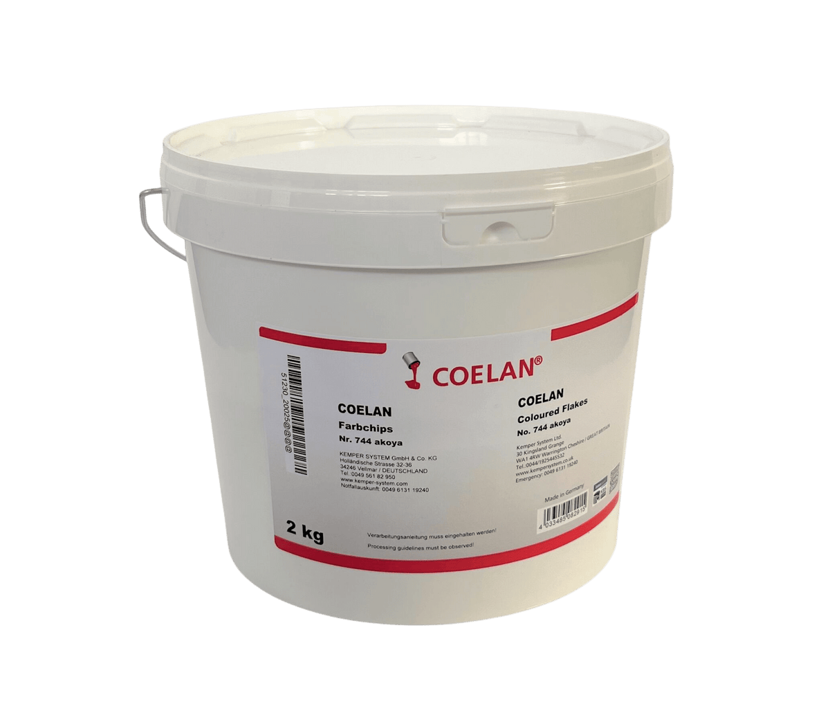 Coelan Farb Chips grijs-blauw 2 kg