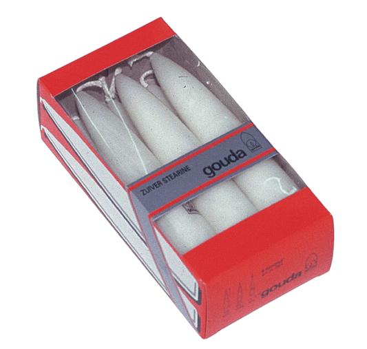 º Kaars voor dinnerlamp (set a 6 stuks)