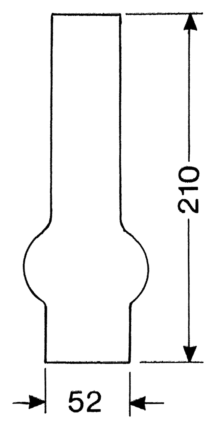 Lampeglas 15 ligne 210mm