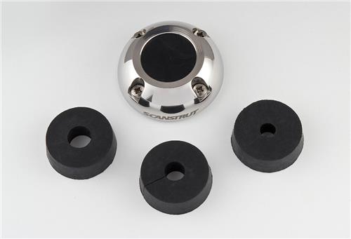 Scanstrut deck seal medium RVS, connector tot ø30 mm, kabel 9-14mm