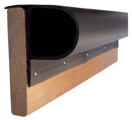 Steigerstootrand p-profiel zwart 2.4m