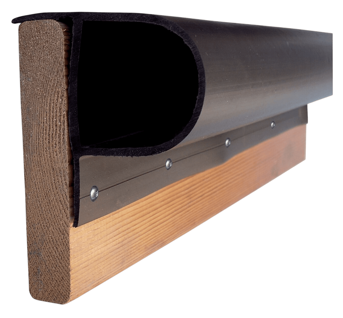 Dockedge Steigerstootrand p-profiel zwart 2,4 m