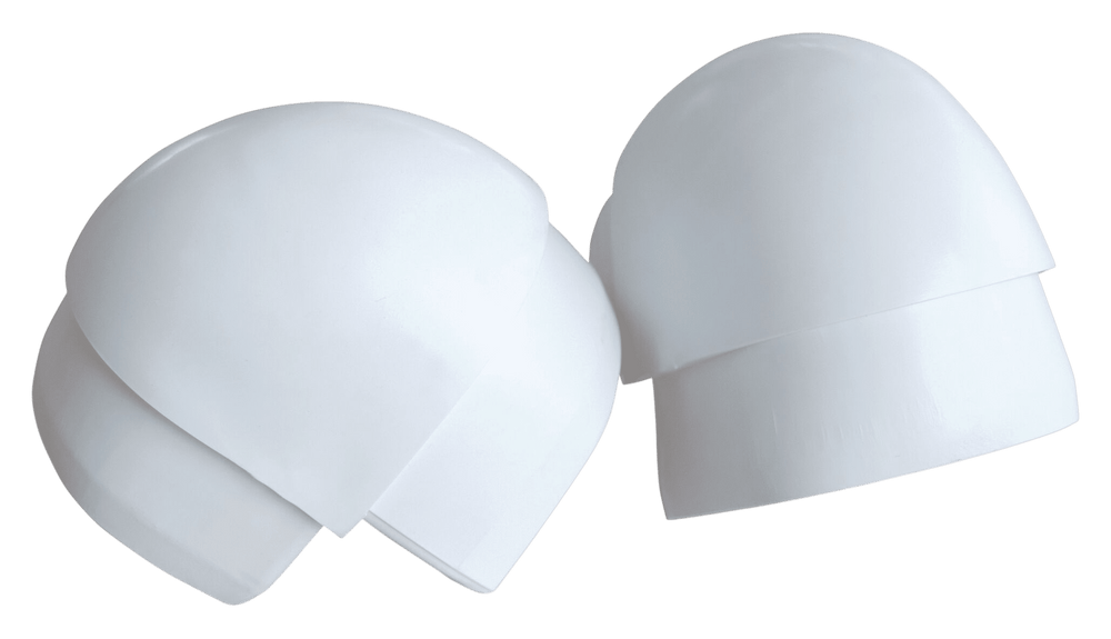 Steigerstootrand p-hoek wit (2pcs)