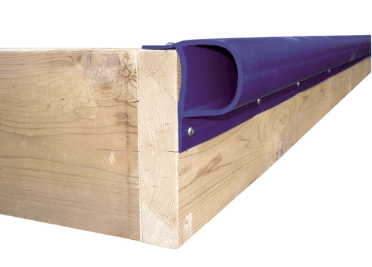 Steigerstootrand p-profiel navy blauw 2.4m