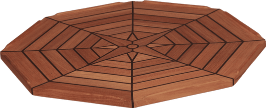 Tafelblad teak 'eight' ø 55cm