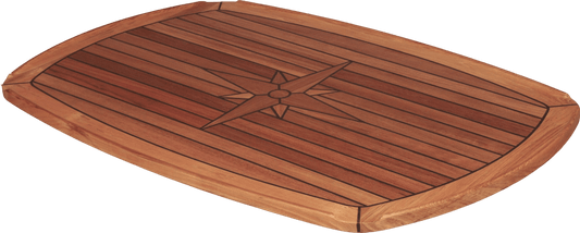 Tafelblad teak 'classic comfort' 61x94cm