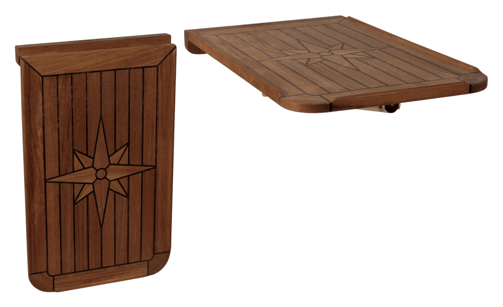 Tafelblad teak 'balcony' 38x60cm