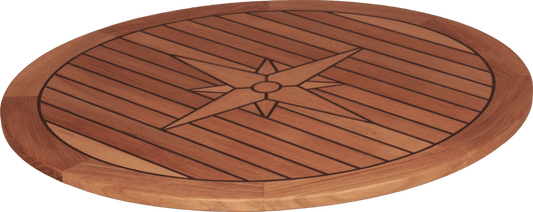 Tafelblad teak 'circle' ø 65cm