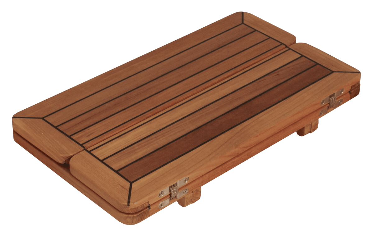 Eude Tafelblad teak 'wing' 34/68 x 60 cm