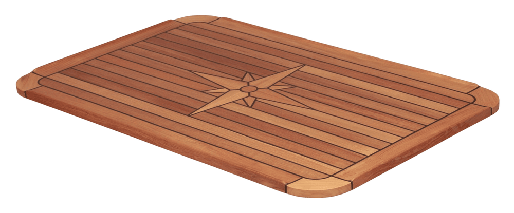 Tafelblad teak 'classic soft' 51x75cm
