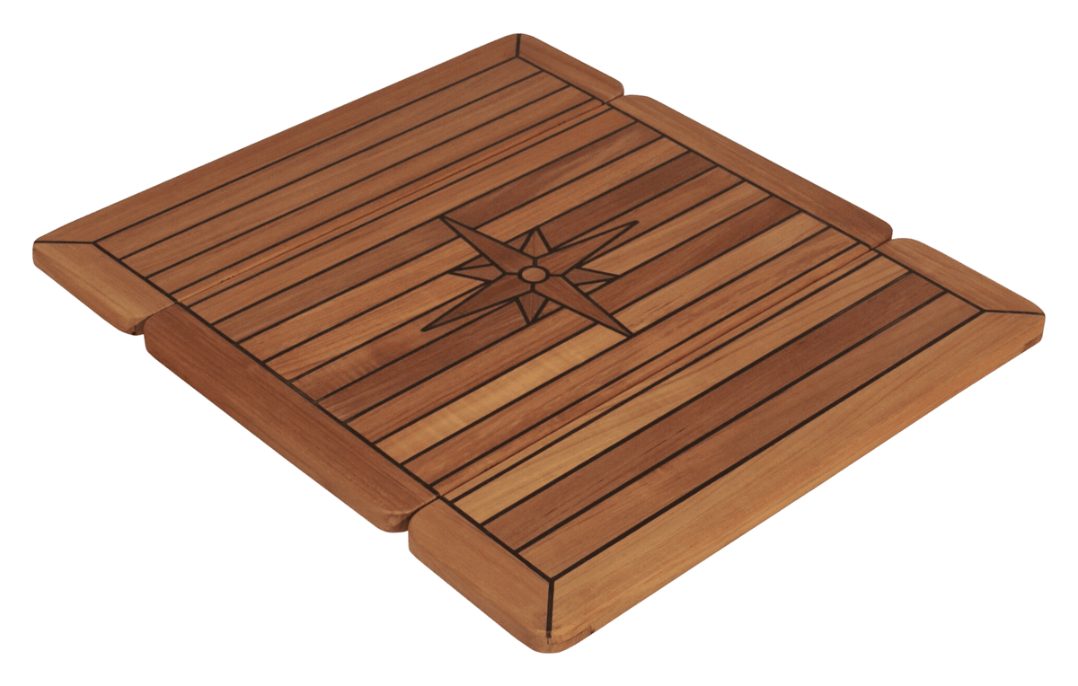 Eude Tafelblad teak 'wing' 34/68 x 60 cm