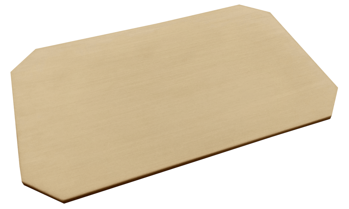 Eude Tafelblad Eco teak Venice 48 cm x 77 cm