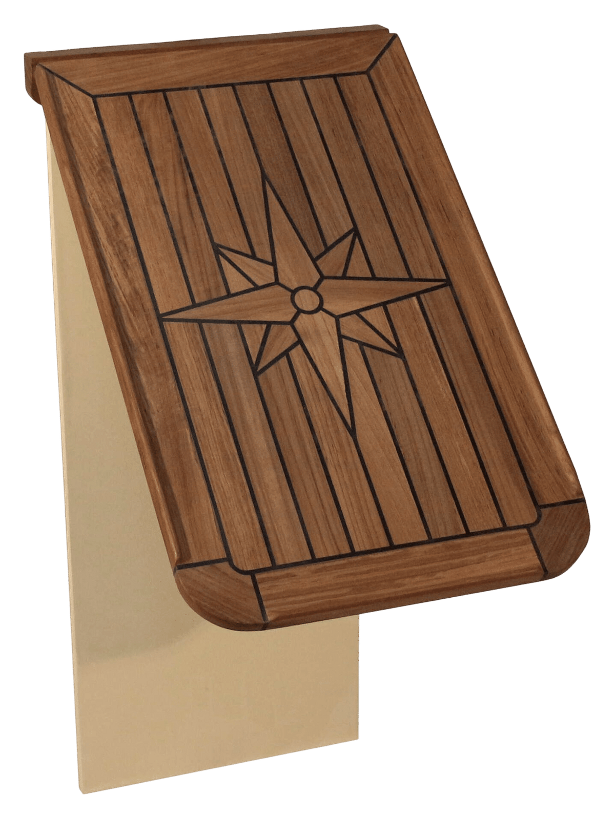 Eude Tafelblad teak 'balcony' 38 x 60 cm
