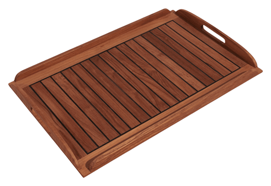 Dienblad teak caulked 58x38cm
