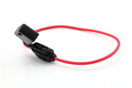 Ripca zekeringhouder standaard 1,5mm² rode kabel 1x