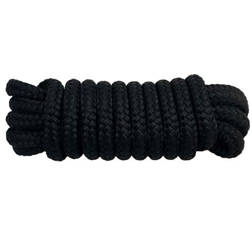 Hollex fenderlijn zwart 10mm 16 strengen L=2,5mtr (2)