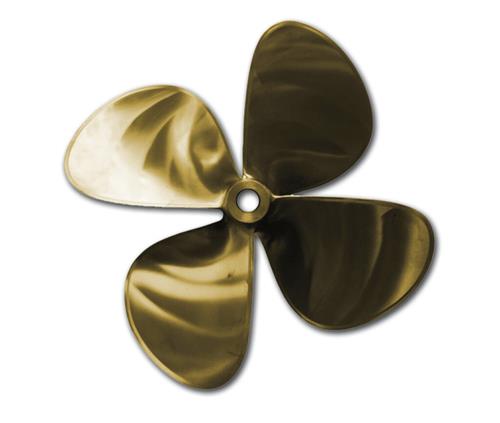 Nakashima GL469 propeller 4 blads-11″x11″-RH-MnBr-ø25x60