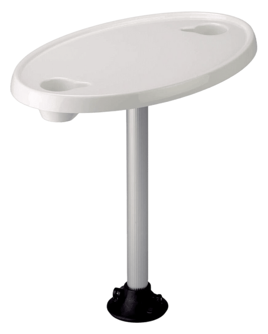 Tafelset quick release met blad ovaal abs