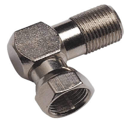TV connector 90º